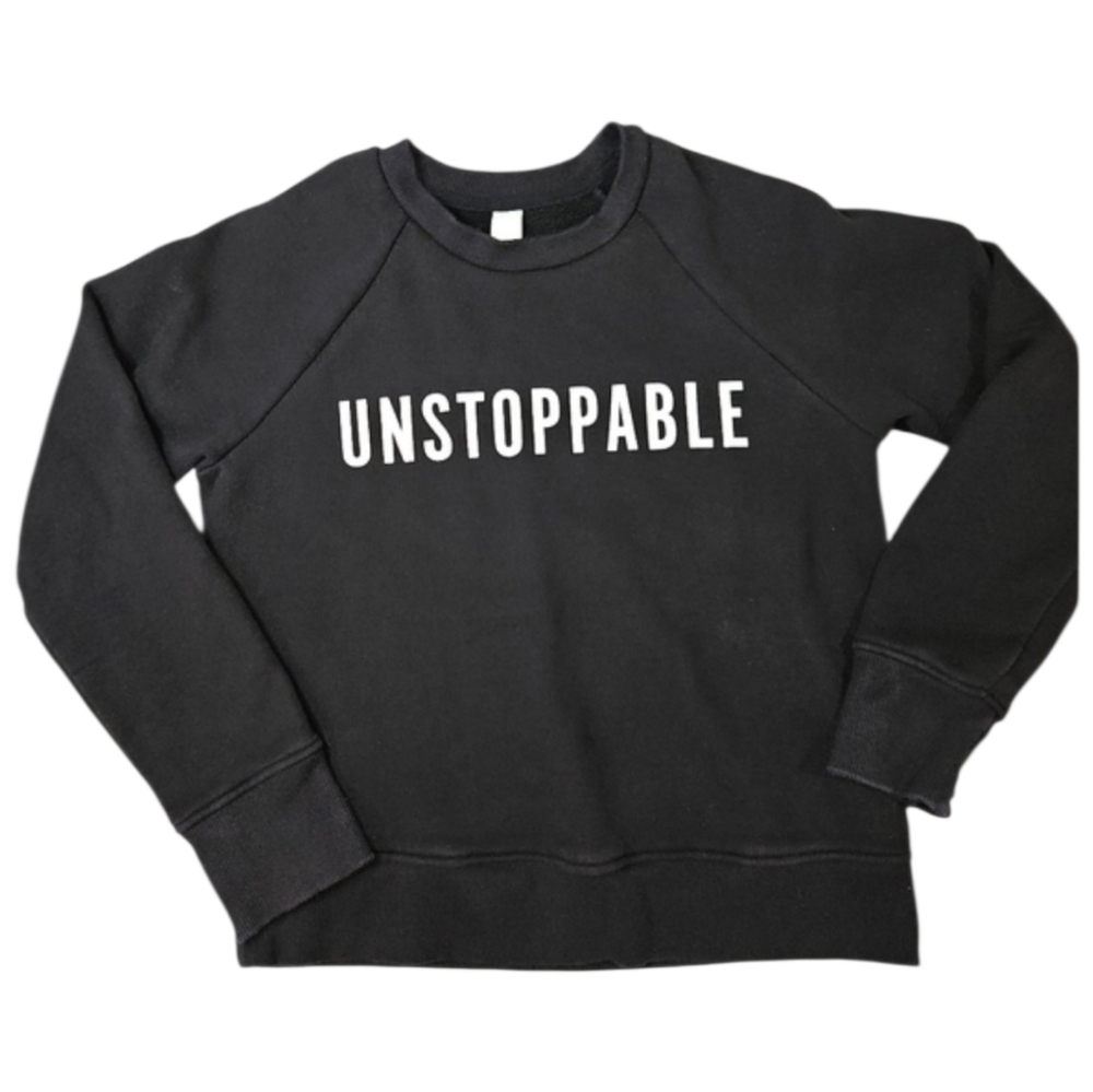 Athleta Girl Unstoppable Black Sweatshirt Size Large 12 Pullover Long Sleeve